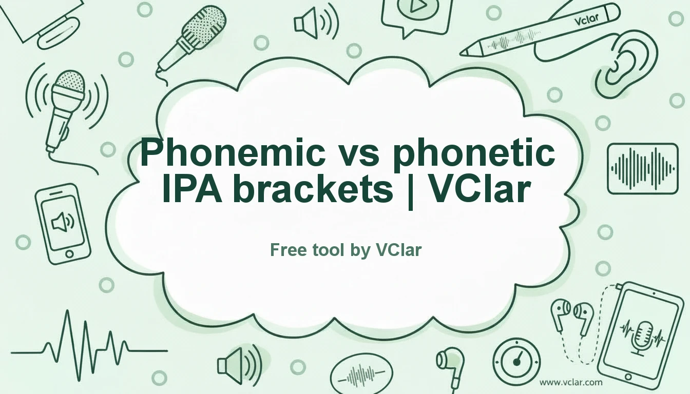 Phonemic slashes versus phonetic square brackets in IPA transcription