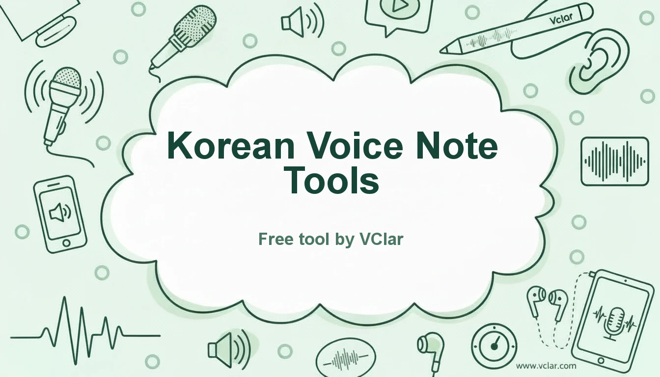 VClar Chinese voice message tools dashboard preview with grammar, filler words, and audio cleanup